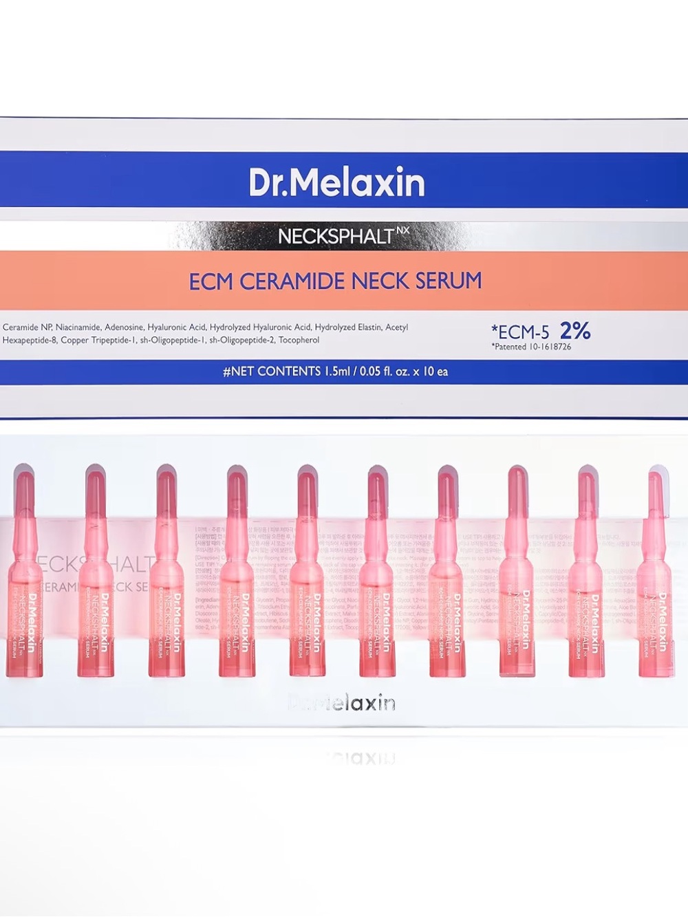 Dr.Melaxin Neck Tightening Ampoule – Firming & Lifting Ampoule for Neck Wrinkles